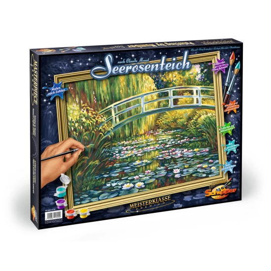 Kit pictura pe numere Schipper - Helesteu plin cu nuferi