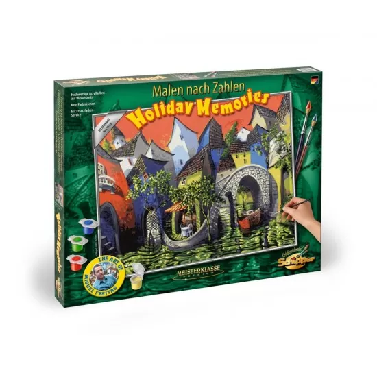 Kit pictura pe numere Schipper - Holiday Memories Kit pictura pe numere Schipper - Holiday Memories