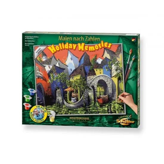 Kit pictura pe numere Schipper - Holiday Memories Kit pictura pe numere Schipper - Holiday Memories