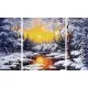 Set 3 tablouri pictura pe numere Schipper - Iarna Set 3 tablouri pictura pe numere Schipper - Iarna