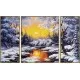 Set 3 tablouri pictura pe numere Schipper - Iarna Set 3 tablouri pictura pe numere Schipper - Iarna