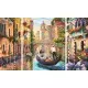Kit 3 tablouri pictura pe numere Schipper - In Venetia pe canale Kit 3 tablouri pictura pe numere Schipper - In Venetia pe canale