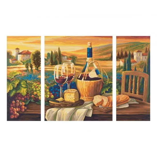 Kit 3 tablouri pictura pe numere Schipper - La dolce vita Kit 3 tablouri pictura pe numere Schipper - La dolce vita