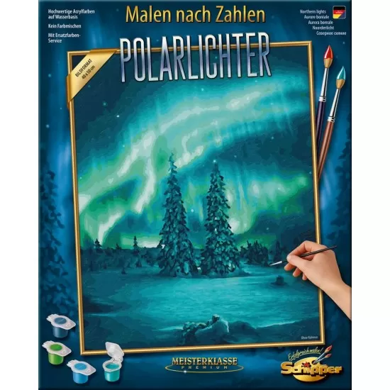 Kit pictura pe numere Schipper - Lumini polare Kit pictura pe numere Schipper - Lumini polare