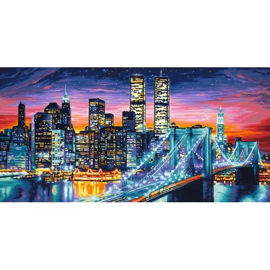 Kit pictura pe numere Schipper - Manhattan noaptea