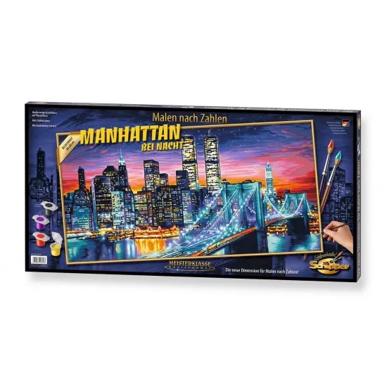 Kit pictura pe numere Schipper - Manhattan noaptea
