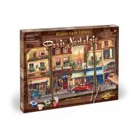 Set 3 tablouri pictura pe numere Schipper - Nostalgicul Paris