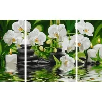 Set 3 tablouri pictura pe numere Schipper - O oaza spa