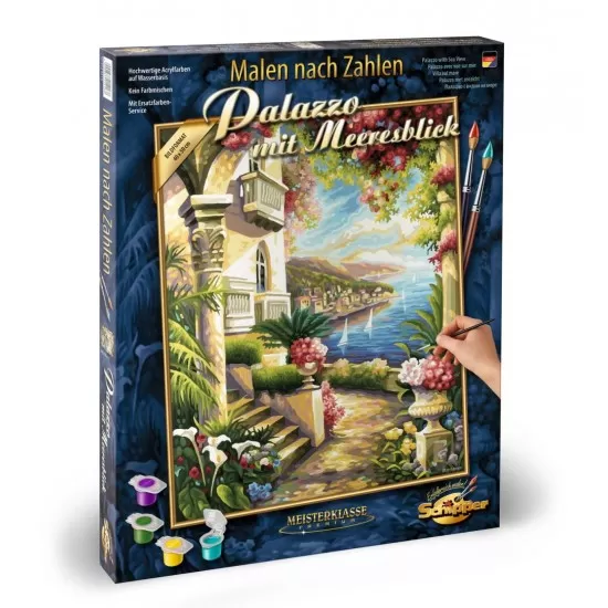 Kit pictura pe numere Schipper - Palat la malul marii