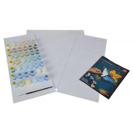 Kit 3 tablouri pictura pe numere Schipper - Pe plaja Kit 3 tablouri pictura pe numere Schipper - Pe plaja