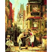 Kit pictura pe numere Schipper - Perpetual Courter de Carl Spitzweg