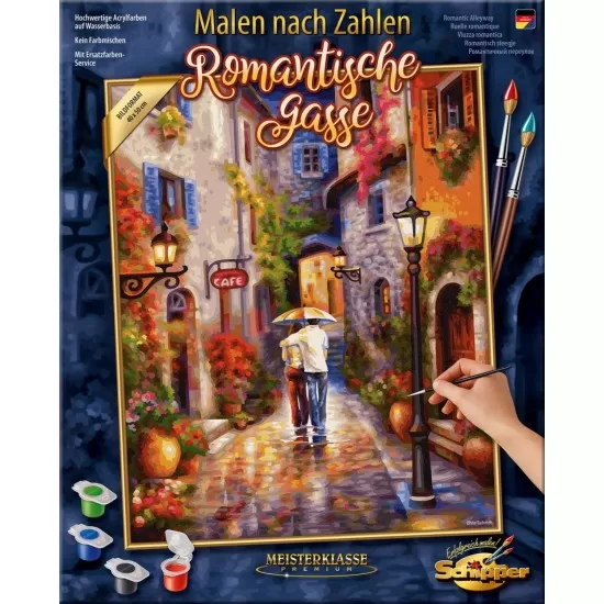 Kit pictura pe numere Schipper - Ploua intr-o seara romantica Kit pictura pe numere Schipper - Ploua intr-o seara romantica