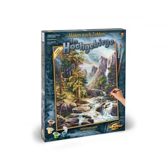 Kit pictura pe numere Schipper - Priveliste montana Kit pictura pe numere Schipper - Priveliste montana