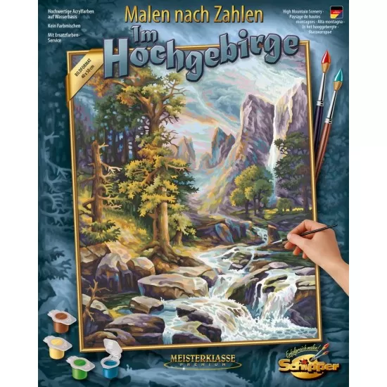 Kit pictura pe numere Schipper - Priveliste montana Kit pictura pe numere Schipper - Priveliste montana