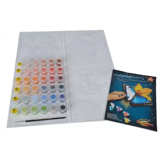 Kit pictura pe numere Schipper - Quatro briose delicioase Kit pictura pe numere Schipper - Quatro briose delicioase