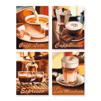 Kit pictura pe numere Schipper Quatro - Pauza de cafea