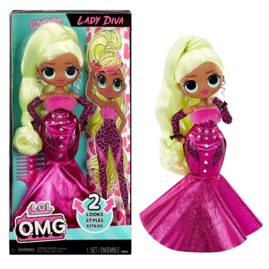 Papusa fashionista cu accesorii L.O.L. Surprise! OMG Lady Diva Papusa fashionista cu accesorii L.O.L. Surprise! OMG Lady Diva