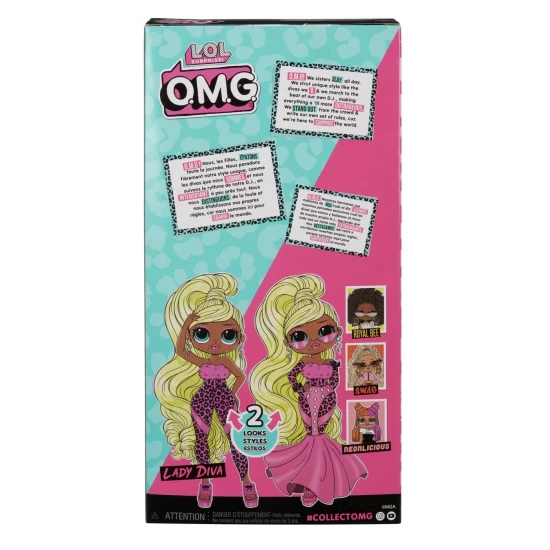 Papusa fashionista cu accesorii L.O.L. Surprise! OMG Lady Diva Papusa fashionista cu accesorii L.O.L. Surprise! OMG Lady Diva