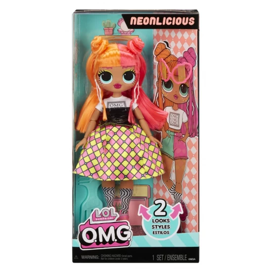 Papusa fashionista cu accesorii L.O.L. Surprise! OMG Neonlicious Papusa fashionista cu accesorii L.O.L. Surprise! OMG Neonlicious