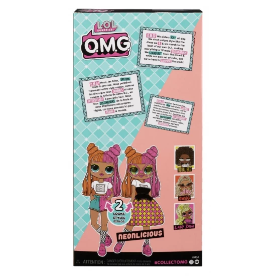 Papusa fashionista cu accesorii L.O.L. Surprise! OMG Neonlicious Papusa fashionista cu accesorii L.O.L. Surprise! OMG Neonlicious