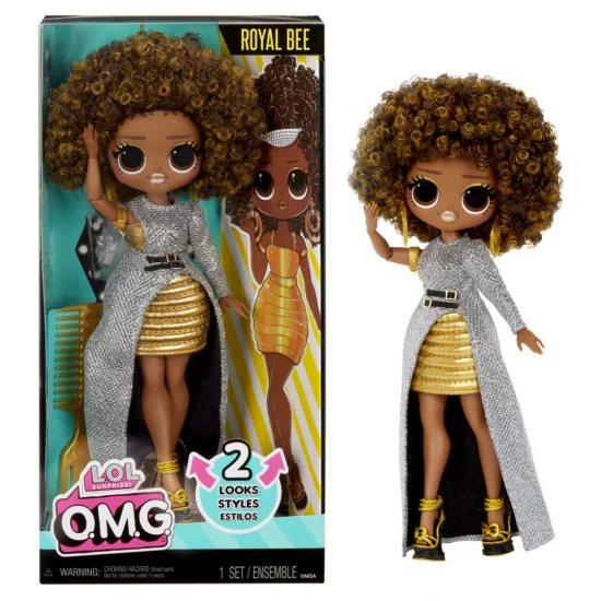 Papusa fashionista cu accesorii L.O.L. Surprise! OMG Royal Bee Papusa fashionista cu accesorii L.O.L. Surprise! OMG Royal Bee