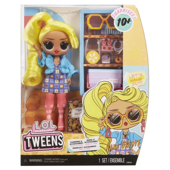 Papusa fashionista Hana Groove cu surprize L.O.L. Surprise! Tweens Papusa fashionista Hana Groove cu surprize L.O.L. Surprise! Tweens