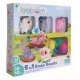 Joc de dezvoltare bebe Montessori Lalaboom 25 piese