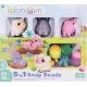 Joc de dezvoltare bebe Montessori Lalaboom 25 piese