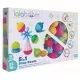 Joc de dezvoltare bebe Montessori Lalaboom 36 piese Joc de dezvoltare bebe Montessori Lalaboom 36 piese