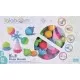 Joc de dezvoltare bebe Montessori Lalaboom 36 piese Joc de dezvoltare bebe Montessori Lalaboom 36 piese