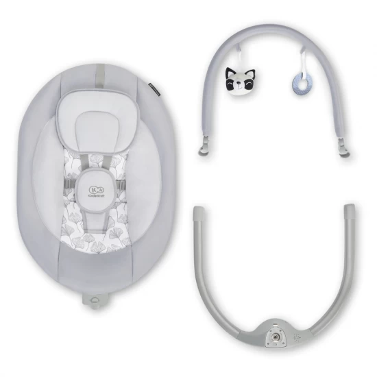 Leagan electric pentru bebelusi Kinderkraft Luli 2 in 1 Grey Leagan electric pentru bebelusi Kinderkraft Luli 2 in 1 Grey