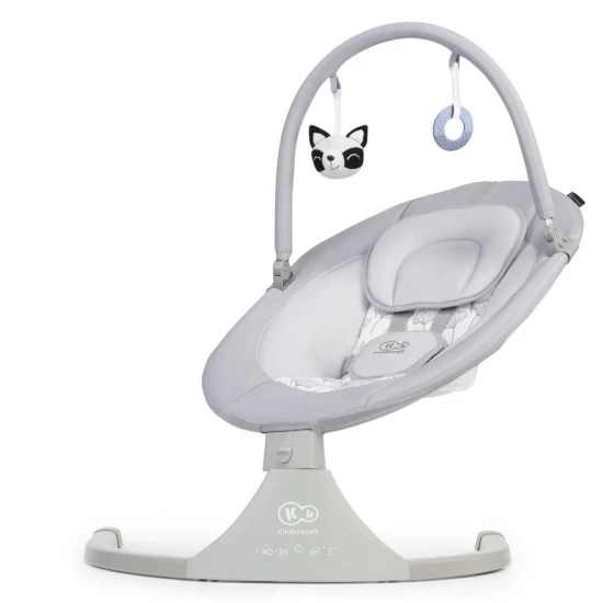 Leagan electric pentru bebelusi Kinderkraft Luli 2 in 1 Grey Leagan electric pentru bebelusi Kinderkraft Luli 2 in 1 Grey