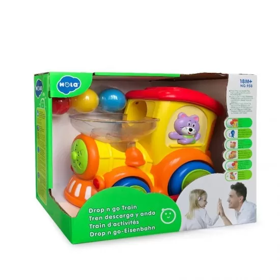 Locomotiva cu sunete si lumini Hola Toys Locomotiva cu sunete si lumini Hola Toys