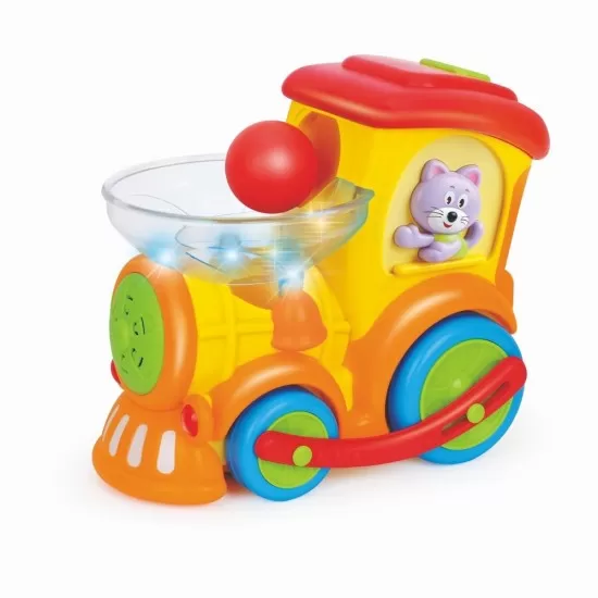 Locomotiva cu sunete si lumini Hola Toys Locomotiva cu sunete si lumini Hola Toys