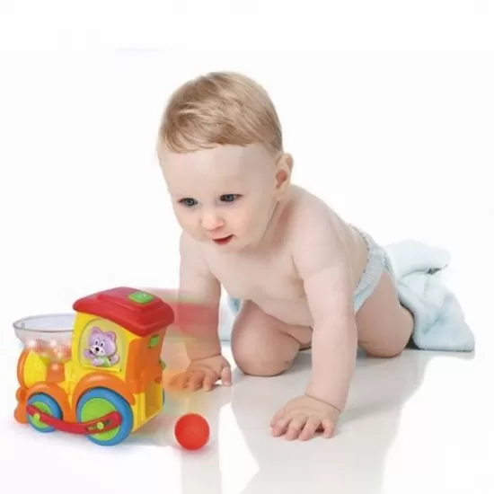 Locomotiva cu sunete si lumini Hola Toys Locomotiva cu sunete si lumini Hola Toys