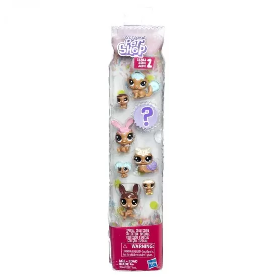 Set 8 figurine animalute maro colectia speciala My Littlest Pet Shop Set 8 figurine animalute maro colectia speciala My Littlest Pet Shop