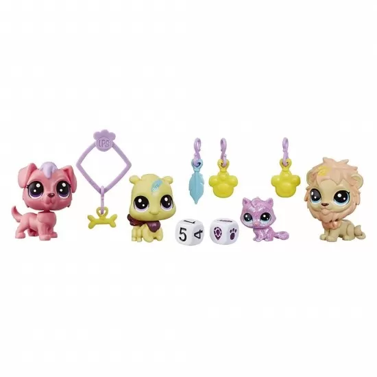 Set figurine Littlest Pets Shop - Echipa norocoasa