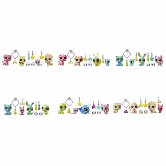 Set figurine Littlest Pets Shop - Echipa norocoasa