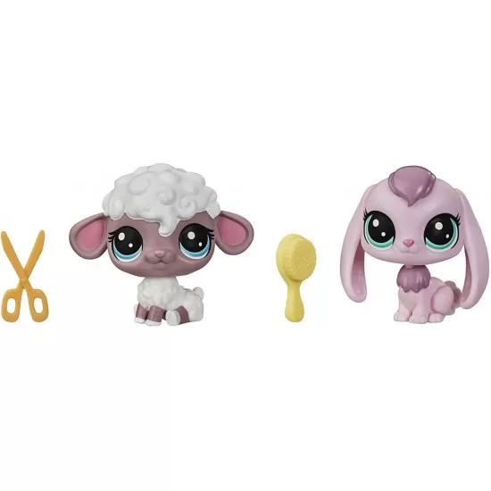 Salonul de frumusete cu doua animalute si accesorii Littlest Pet Shop