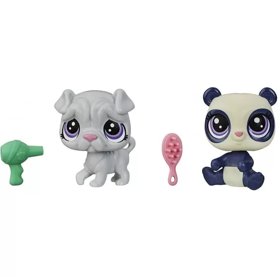 Salonul de frumusete cu doua animalute si accesorii Littlest Pet Shop