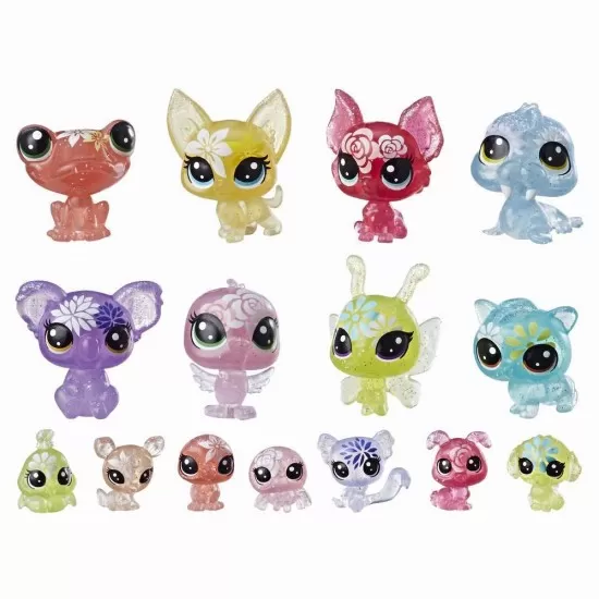 Set 16 figurine Littlest Pet Shop Floare Set 16 figurine Littlest Pet Shop Floare