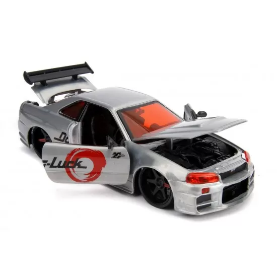 Macheta metalica Nissan Skyline GTR 2002 scara 1:24 Macheta metalica Nissan Skyline GTR 2002 scara 1:24