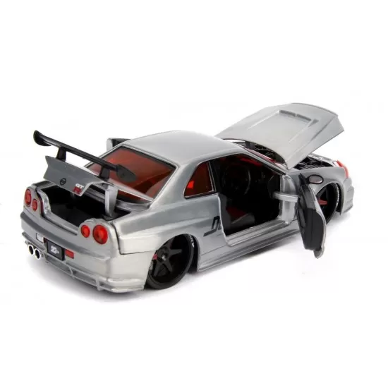 Macheta metalica Nissan Skyline GTR 2002 scara 1:24 Macheta metalica Nissan Skyline GTR 2002 scara 1:24