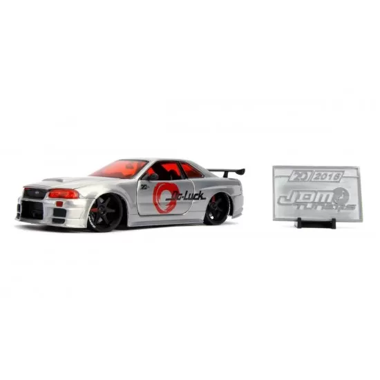 Macheta metalica Nissan Skyline GTR 2002 scara 1:24 Macheta metalica Nissan Skyline GTR 2002 scara 1:24