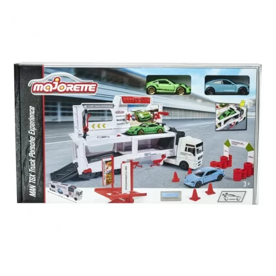 Sset camion Majorette MAN TGX Truck si 2 masinute Porsche Sset camion Majorette MAN TGX Truck si 2 masinute Porsche