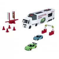 Sset camion Majorette MAN TGX Truck si 2 masinute Porsche
