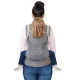 Marsupiu ergonomic Kinderkraft Huggy Grey Marsupiu ergonomic Kinderkraft Huggy Grey