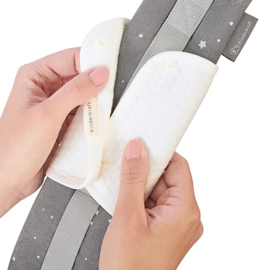 Marsupiu ergonomic Kinderkraft Huggy Grey Marsupiu ergonomic Kinderkraft Huggy Grey