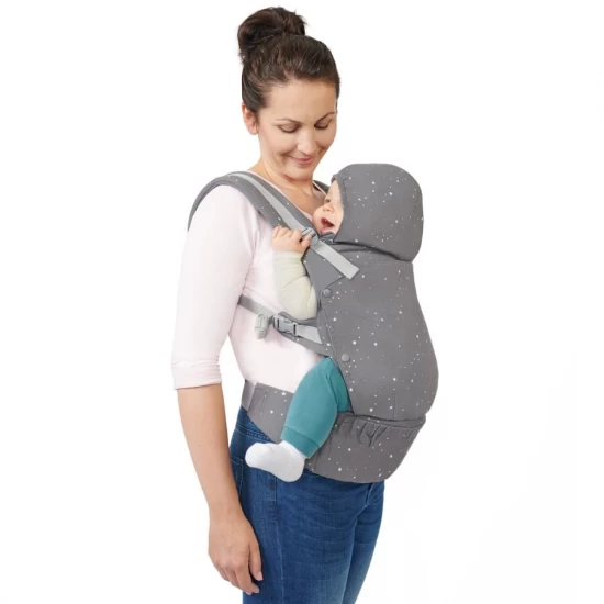 Marsupiu ergonomic Kinderkraft Huggy Grey Marsupiu ergonomic Kinderkraft Huggy Grey