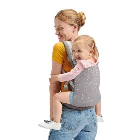 Marsupiu ergonomic Kinderkraft Nino, pana la 20 kg, Confetti Grey Marsupiu ergonomic Kinderkraft Nino, pana la 20 kg, Confetti Grey